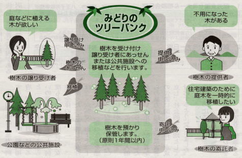 宣传册的照片：树银行制度的流程图