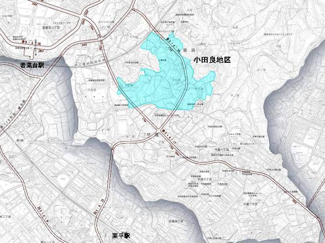 Image 小田地区位置图