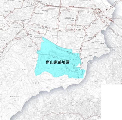 南山地区位置图