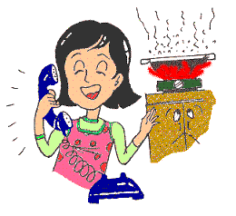 Illustration of Tempura Oil Fire