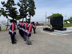 Photo: Scene of the inspection of the Memorial Hall for the Inheritance of Spirits