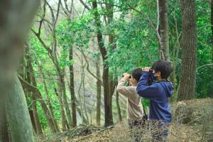 Photo: A scene of bird watching