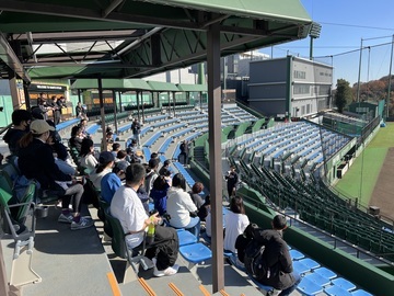 Photo: Waiting for the tour to start at the stadium