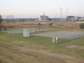 Photo: Tamagawa Riverside Park Gateball Court