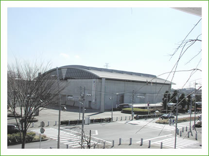 Photo: Exterior of the Comprehensive Gymnasium of Inagi City