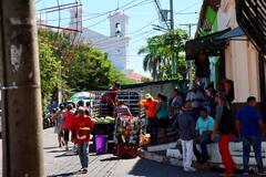 Photo: Scene of a city in El Salvador