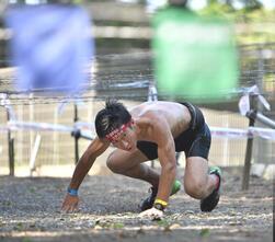 Photo: Mr. Takahashi during the race 1