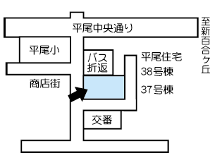 Fig. Map of Hirao Internal Medicine Clinic