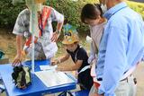 A boy enjoying a quiz rally