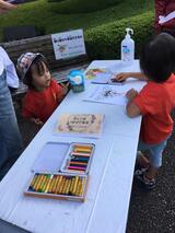 Photo Girl enjoying coloring