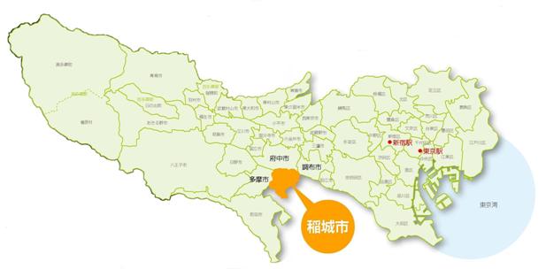 Fig. Location of Inagi City
