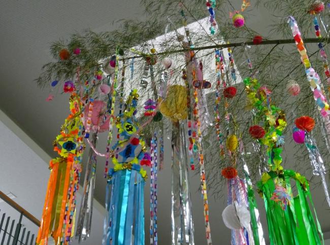 Image This is the Tanabata tree in the Central Gymnasium.