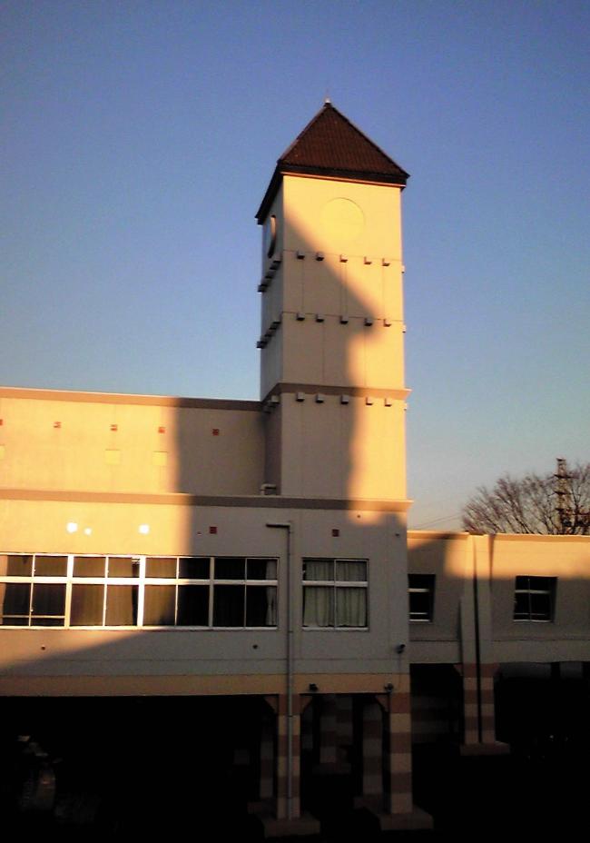 Image double clock tower