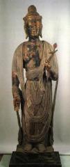 Koshoji Temple Wooden Standing Statue of Kanzeon Bodhisattva