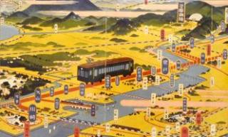 Nambu Railway opening guide map