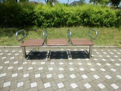Image egg square park foot lift bench