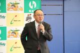 Image Mr. Seiichi Tamura, zone manager of the West Tokyo area gave a greeting.