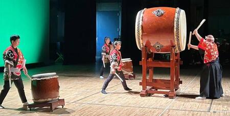 Photo of the Taiko drum concert