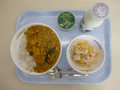 Image School lunch on October 10