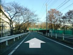 Pass in front of Inagi Second Junior High School