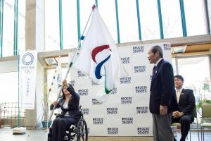 Image: Presentation of the Paralympic flag