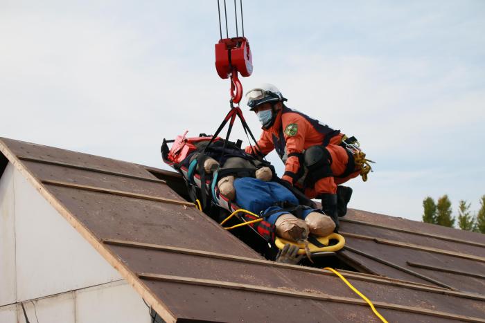 Image Landslide relief training