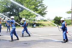 Foto: situación de la descarga de agua