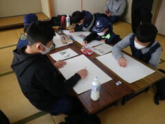 Foto: Proceso de creación de carteles