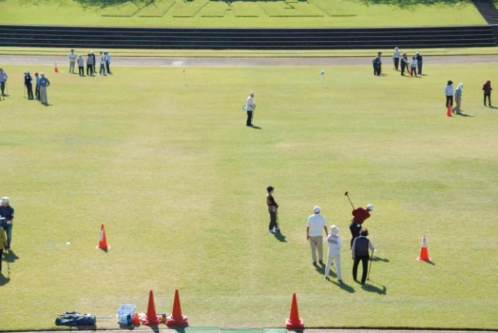 Foto: Estado del torneo de ground golf