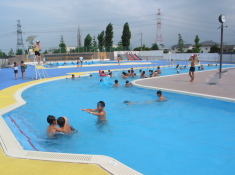 Foto: estado de la piscina municipal