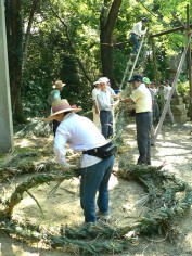 Foto: Aspecto del evento desde la serpiente de Myoken-son