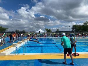 Foto: Competencia de natación 1