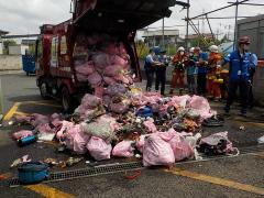 Foto: incendio de vehículos