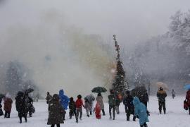 Foto: Obra destacada "Dios de la barrera en la nieve"