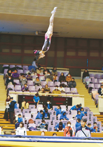 Foto: Sr. Egami durante la competencia