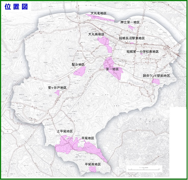 Mapa: Diagrama de ubicación de finalización del proyecto