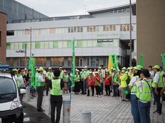 Lado norte de la estación de Wakabadai