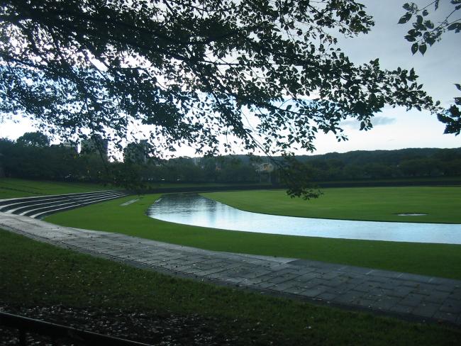 Imagen Estadio de atletismo después de la lluvia