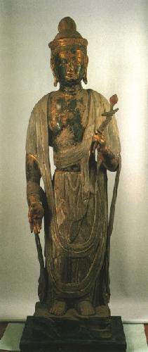 Imagen Kanzeon Bodhisattva estatua en el templo Koshoji