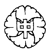 Ilustración del emblema de la cuarta escuela secundaria de Inagi
