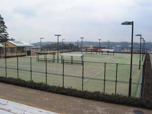 Foto: Cancha de tenis del parque Wakabadai