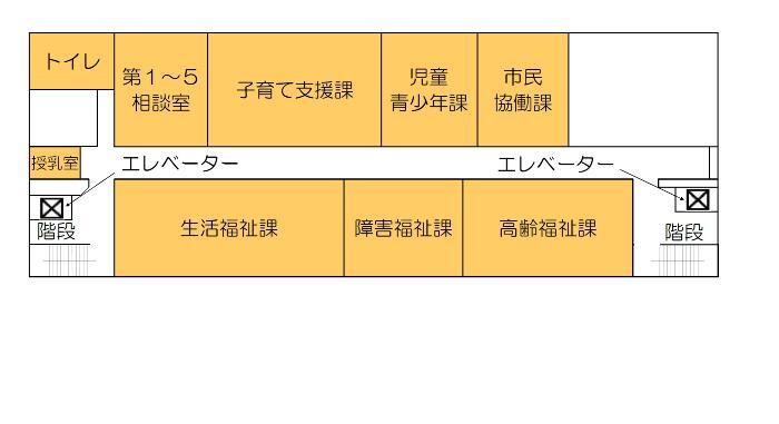 일러스트: 2층 배치도