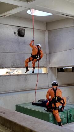 Foto: Treinamento em andamento 1