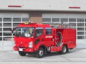 Foto do caminhão de bombeiros