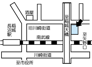 Mapa da Clínica Matsumoto
