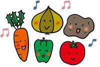 ilustração de legumes