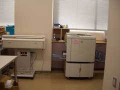 foto da sala de impressão