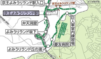 Imagem Mapa da área ao redor do ponto de ônibus