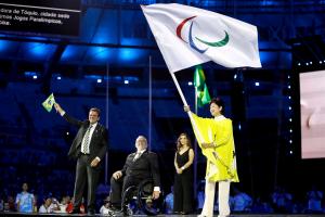 Image Cerimônia de entrega das bandeiras paralímpicas Rio 2016