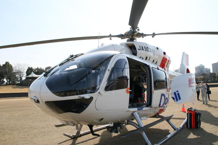 helicóptero médico de imagem